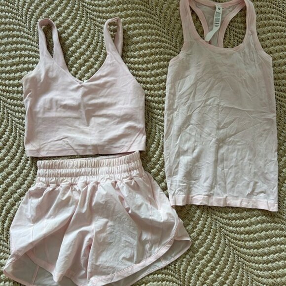 Pants - Lululemon Strawberry Milkshake Matching Set